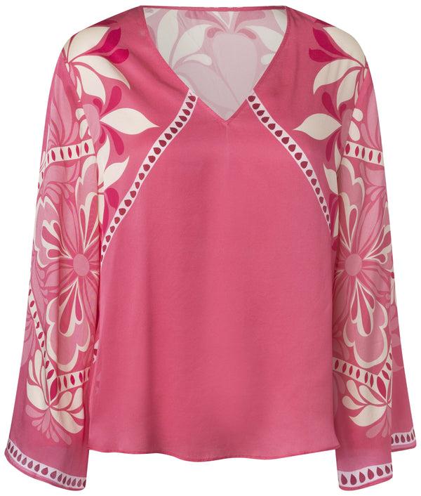charlotte sparre Twist blouse / 3391 Malle - Pink Blouse