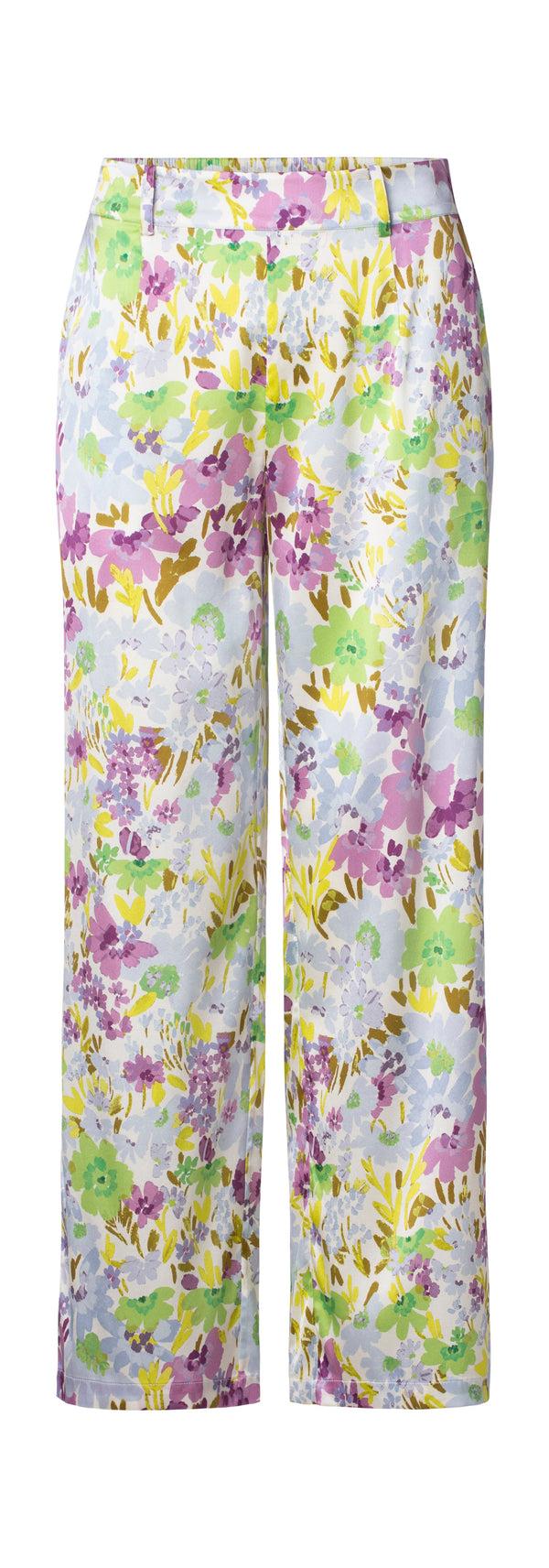 charlotte sparre Wide pants My garden / 3115 My garden - Blue Pant