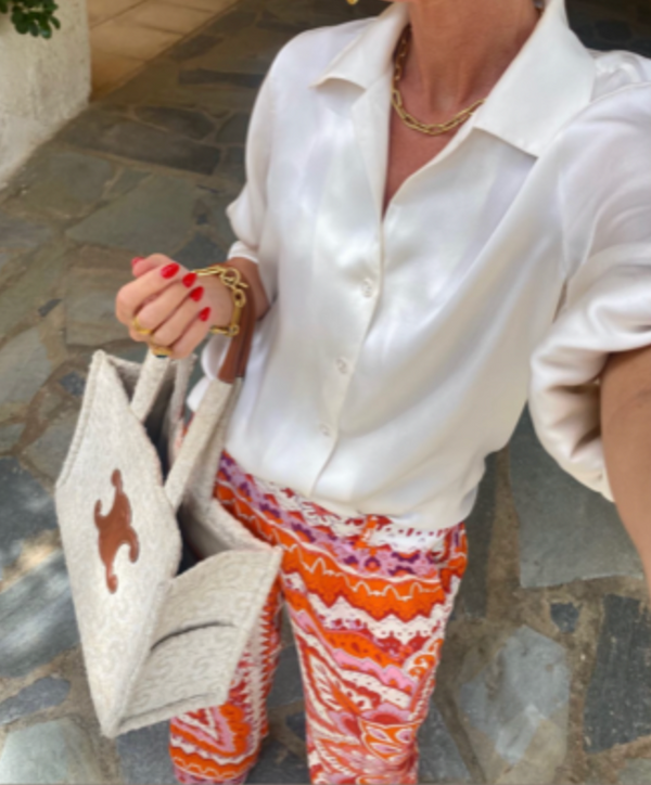 charlotte sparre Wide pants Springtime / 3142 Springtime - Orange Pant