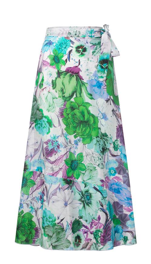 charlotte sparre Wrap skirt Evy / 3169 Evy - Green Skirt