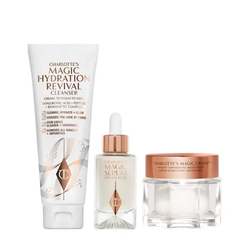 charlotte tilbury CHARLOTTE’S 3-STEP MAGIC SKIN ROUTINE SKINCARE KIT