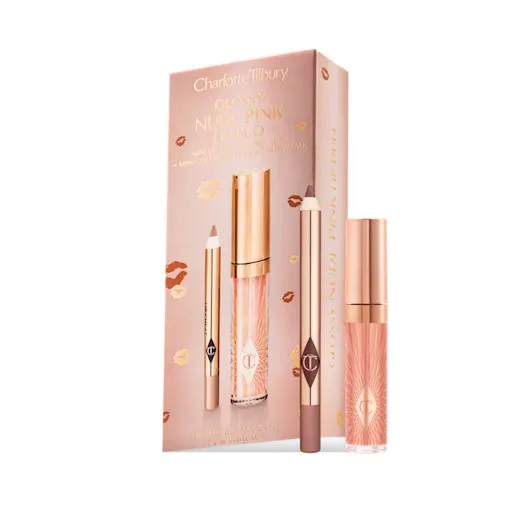 charlotte tilbury GLOSSY LIP DUO NUDE PINK charlotte tilbury GLOSSY LIP DUO NUDE PINK