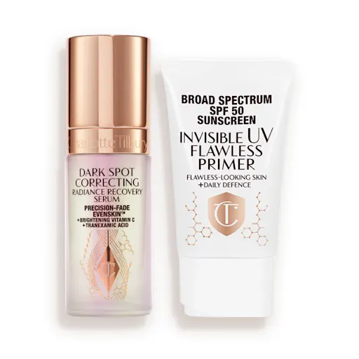 charlotte tilbury DARK SPOT CORRECTING INVISIBLE UV DUO SKINCARE KIT charlotte tilbury DARK SPOT CORRECTING INVISIBLE UV DUO SKINCARE KIT
