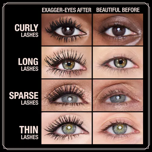 Charlotte Tilbury EXAGGER-EYES VOLUME MASCARA EXAGGER-BLACK 4ML TRAVEL