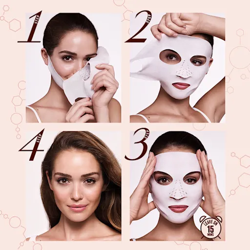Charlotte Tilbury INSTANT MAGIC FACIAL DRY SHEET MASK SET PACK OF 4 MASKS