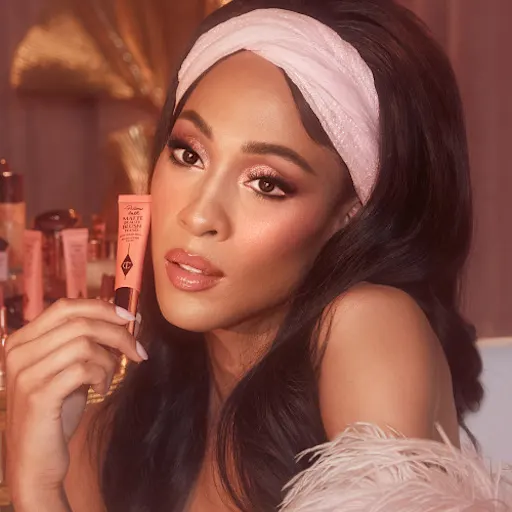 Charlotte Tilbury MATTE BEAUTY BLUSH WAND PILLOW TALK PEACH POP