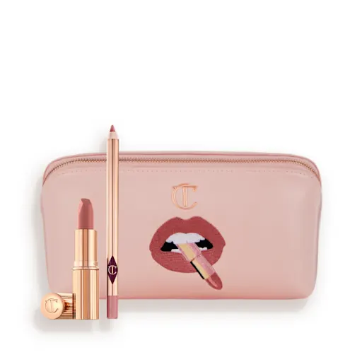 charlotte tilbury PILLOW TALK LIP KIT & MAKEUP BAG ICONIC MAKEUP KIT
