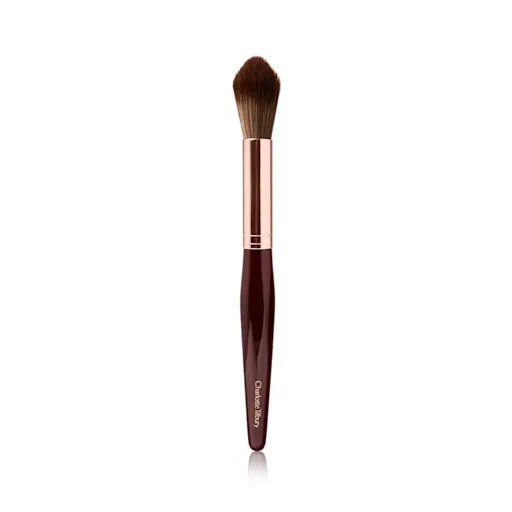charlotte tilbury POWDER & SCULPT BRUSH ROSE GOLD & NIGHT CRIMSON