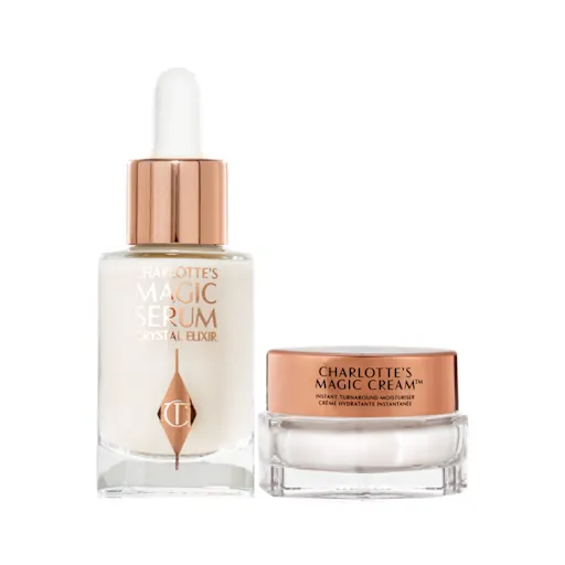 charlotte tilbury SCIENCE-POWERED SERUM & MAGIC CREAM MINI DUO SKINCARE KIT