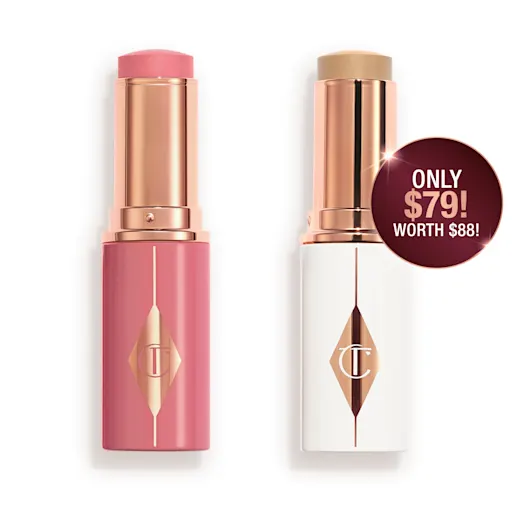 charlotte tilbury UNREAL SKIN & BLUSH HEALTHY GLOW DUO FACE & CHEEK KIT