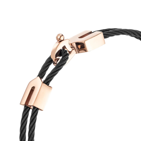 Charriol Cable Signature Coup De Foudre Horseshoe Bangle Bracelets And Bangles