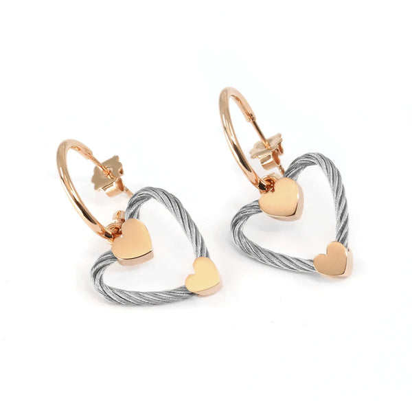 Charriol Cable Signature Passion Dangle Earrings Earrings