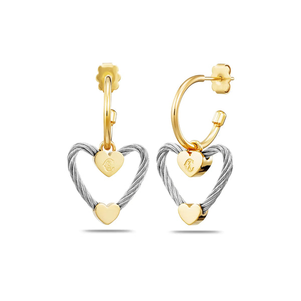 Charriol Cable Signature Passion Dangle Earrings Earrings