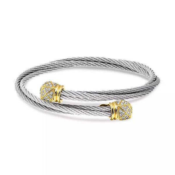 charriol Celtic® Triquetra Bangle 18KT Bracelets and Bangles