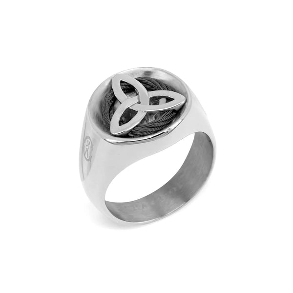 charriol Celtic® Triquetra signet ring Ring