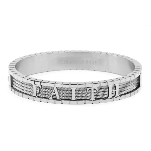 Charriol Forever™ Bangle Personalized Steel/Steel Bracelets And Bangles