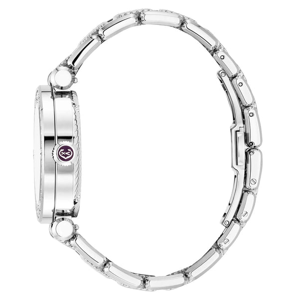 Charriol NAVIGATOR CRUISE 36MM QUARTZ CALIBRE MOTHER-OF-PEARL DIAL WITH ROMAN NUMERAL 30 DIAMONDS BEZEL METAL INTERCHANGEABLE BRACELET Watch