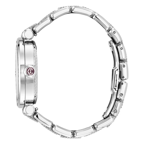 Charriol NAVIGATOR CRUISE 36MM QUARTZ CALIBRE MOTHER-OF-PEARL DIAL 30 DIAMONDS BEZEL STEEL INTERCHANGEABLE BRACELET Watch