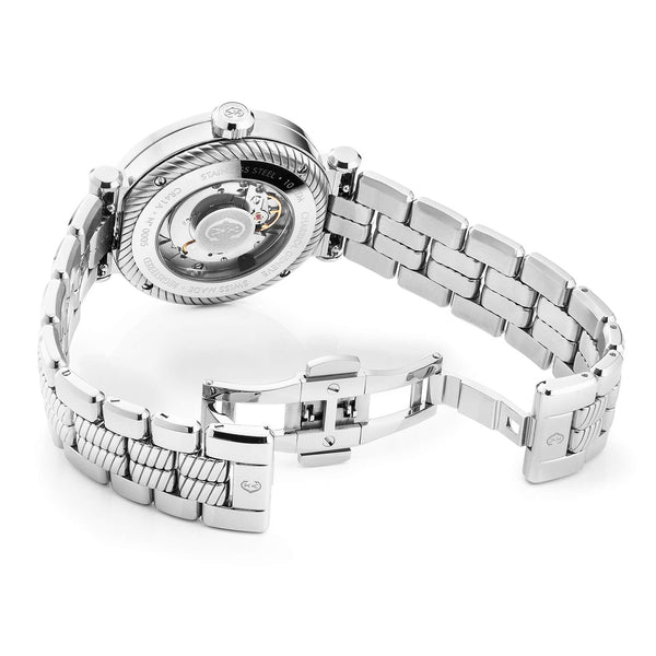 Charriol NAVIGATOR CRUISE 41MM AUTOMATIC CALIBRE WHITE DIAL "CHARRIOL CHARRIOL" BEZEL STEEL INTERCHANGEABLE BRACELET Watch