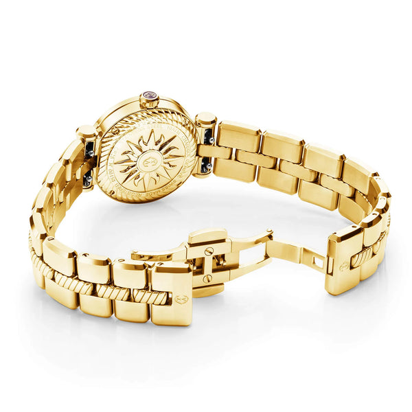 Charriol St Tropez Cruise Watch White And Yellow GoldSt Tropez Cruise 28mm Watch Yellow Gold Bracelet Yellow Gold & 2 Screws Bezel And White MOP Dial Watch