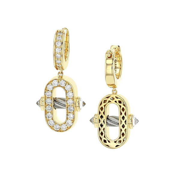 charriol St-Tropez® Mariner 18kt 52 diamonds earrings Earrings