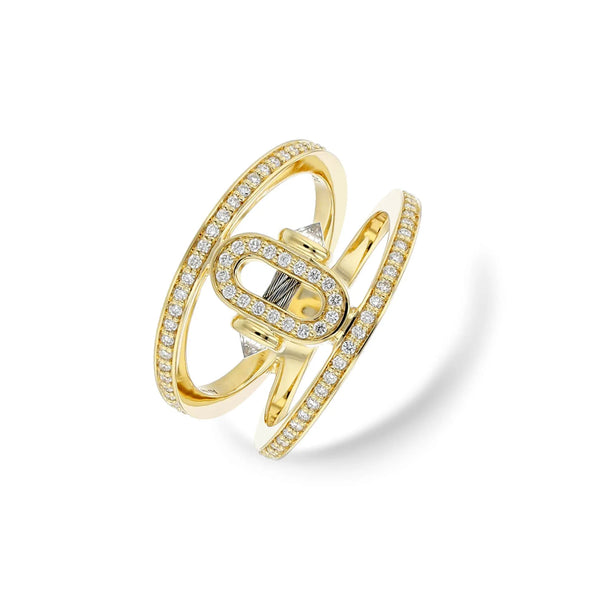 charriol St-Tropez® Mariner 18kt 72 diamonds ring Ring
