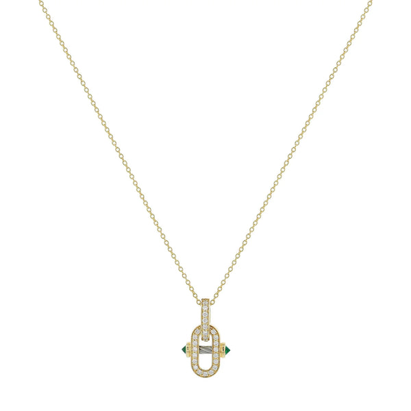 charriol St-Tropez® Mariner diamonds 18KT 22 diamonds small necklace Necklace and Pendants