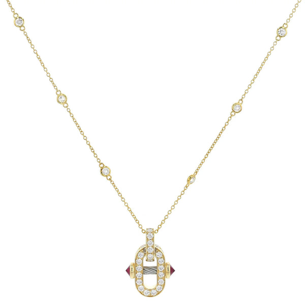 charriol St Tropez® Mariner necklace 18KT Rubis Necklace and Pendants