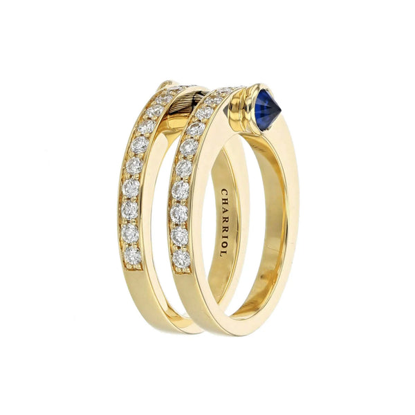Charriol St Tropez® Mariner Ring 18KT Sapphires Ring
