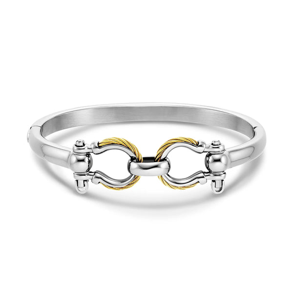 charriol St. Tropez® Mariner Shackle Bangle Bracelets and Bangles