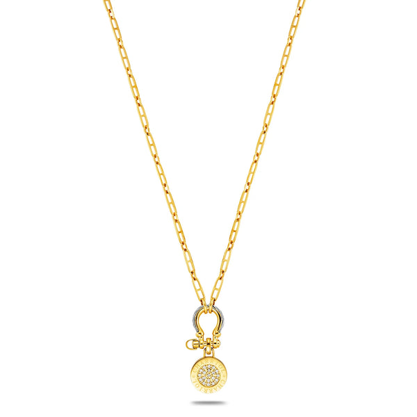 Charriol St. Tropez® Mariner Shackle & Coin Necklace Necklace And Pendants