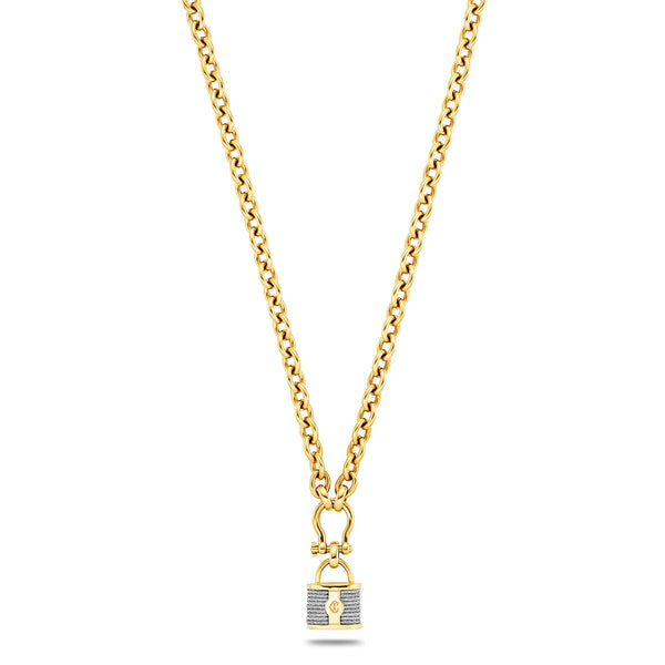 charriol St. Tropez® Mariner Shackle & Lock Necklace Necklace and Pendants