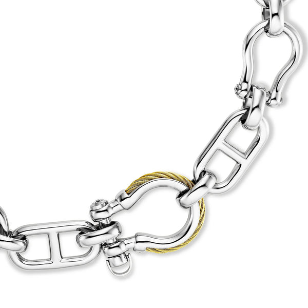 Charriol St. Tropez® Mariner Shackle Necklace Necklace And Pendants