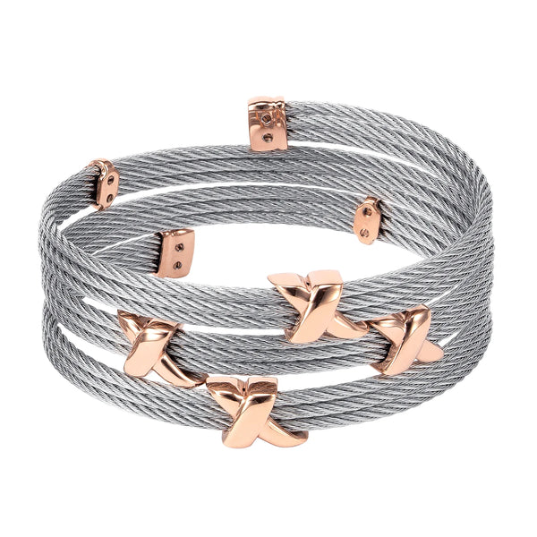 charriol Twist™ Bangle Triple Bracelets and Bangles