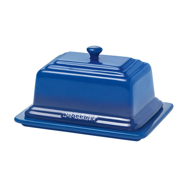 chasseur Butter Dish Blue