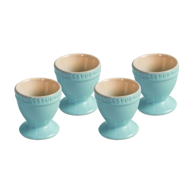 chasseur Egg Cup Set of 4 Duck Egg Blue