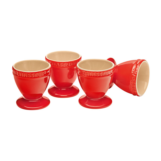 chasseur Egg Cup Set of 4 Red