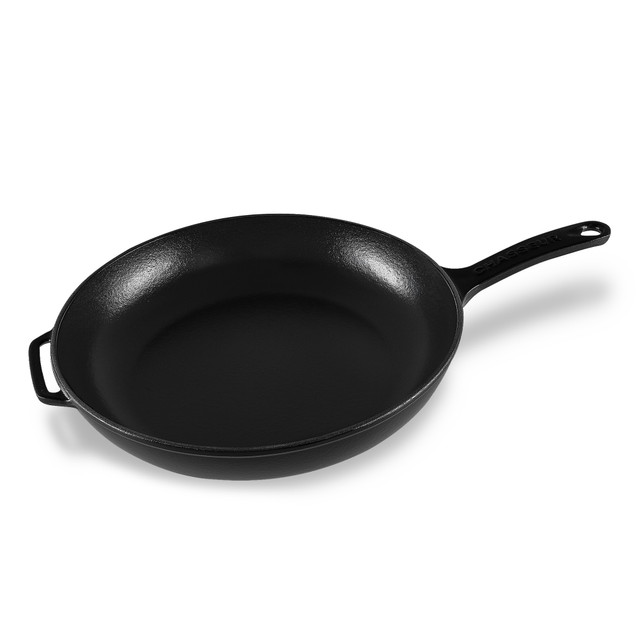 Chasseur Fry Pan With Cast Handle 28cm Matte Black