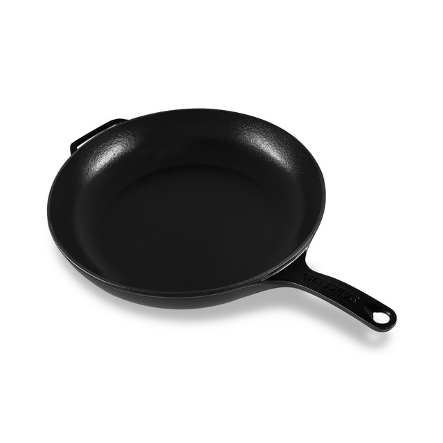 chasseur Fry Pan with Cast Handle 28cm Matte Black
