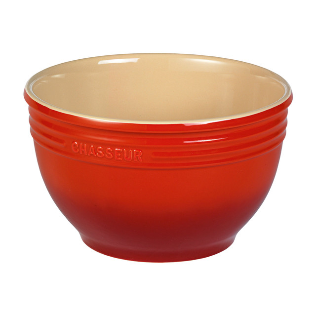 chasseur Large Mixing Bowl 29 x 17cm/7L Red