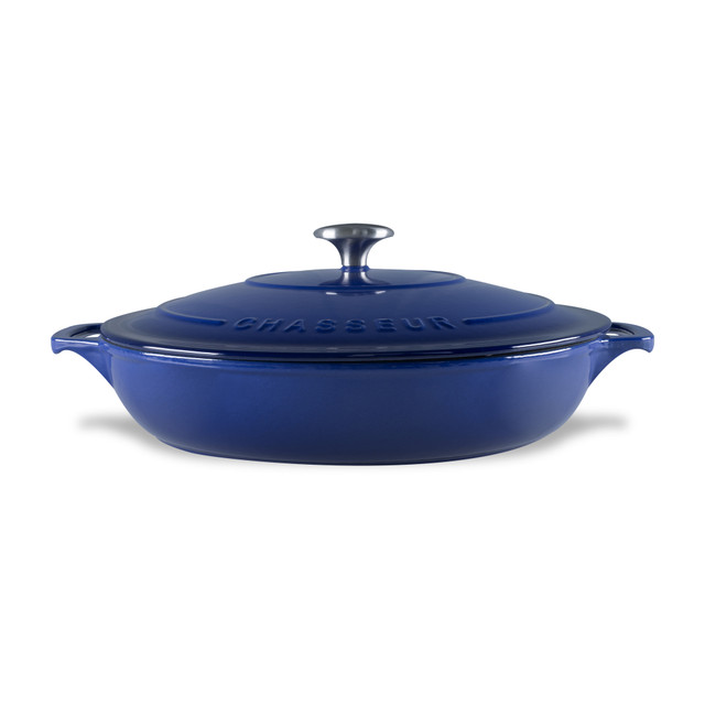 Chasseur Low Round Casserole 30cm/2.5 Litre Azure
