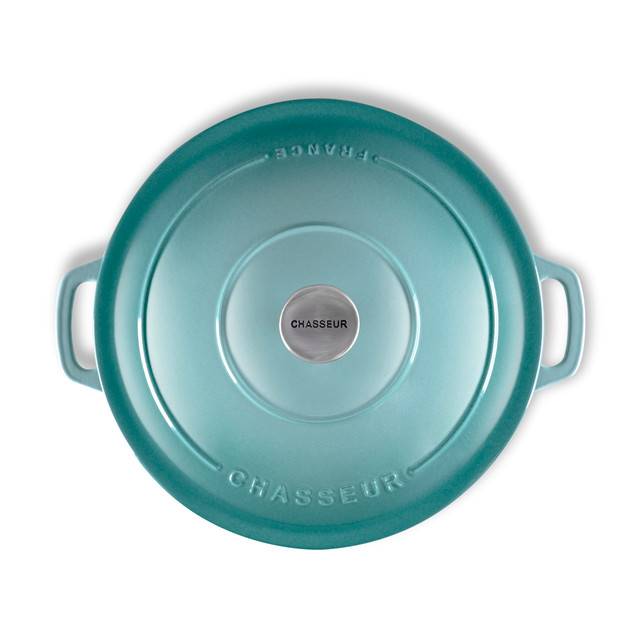 Chasseur Low Round Casserole 30cm/2.5 Litre Quartz