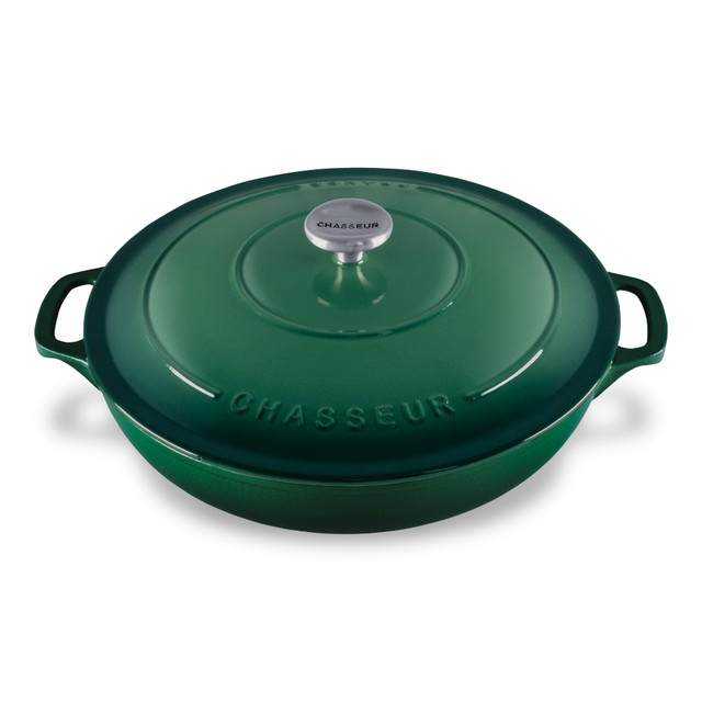 chasseur Low Round Casserole 30cm/2.5L Forest