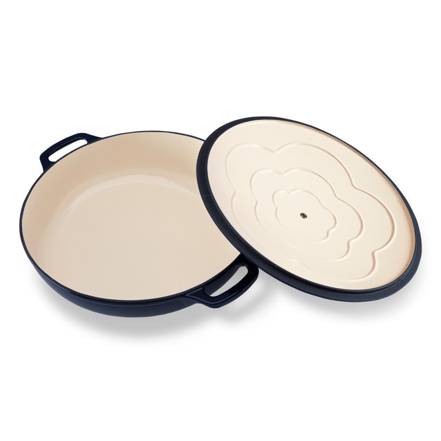 Chasseur Low Round Casserole 30cm/2.5L French Blue