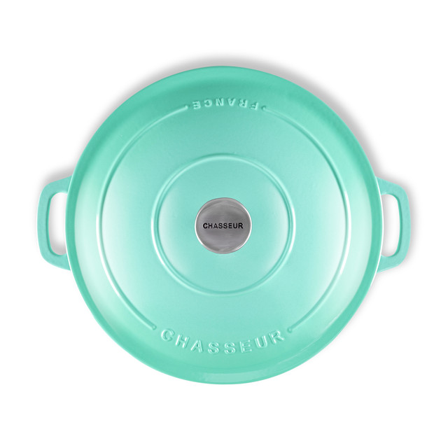 Chasseur Low Round Casserole 30cm/2.5L Peppermint