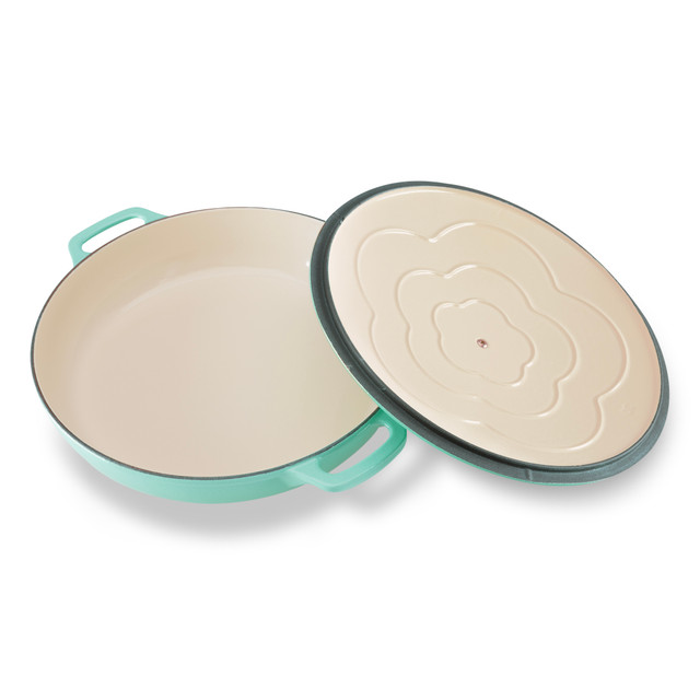 Chasseur Low Round Casserole 30cm/2.5L Peppermint