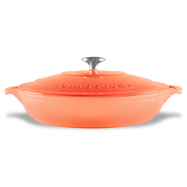 Chasseur Low Round Casserole 30cm/2.5L Salmon