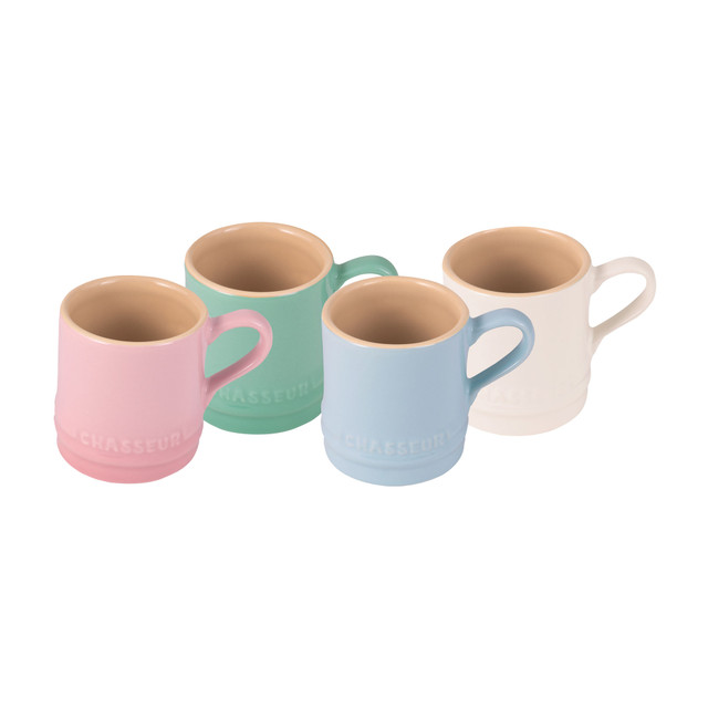 Chasseur Macaron Collection 4-Piece Petit Cup Set