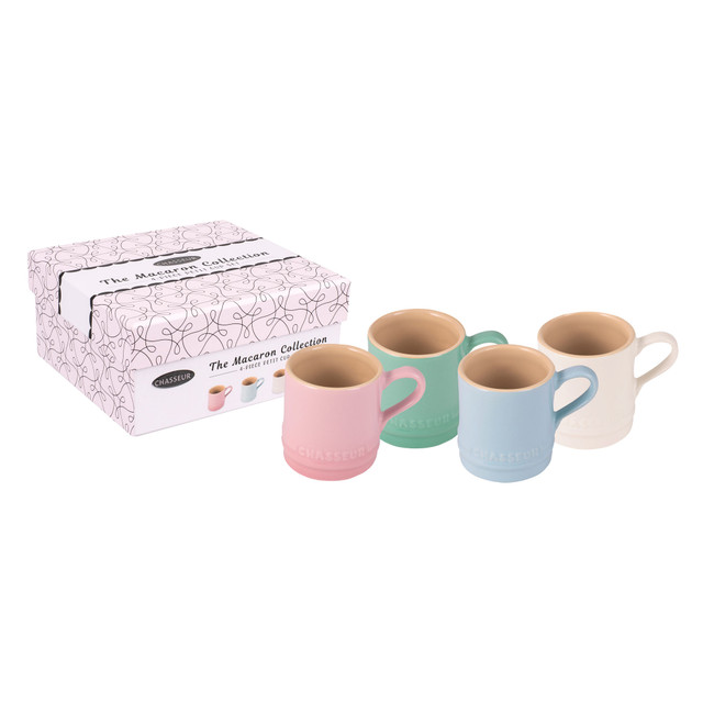 Chasseur Macaron Collection 4-Piece Petit Cup Set