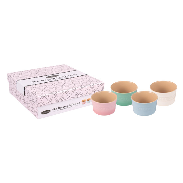 Chasseur Macaron Collection 4-Piece Ramekin Set